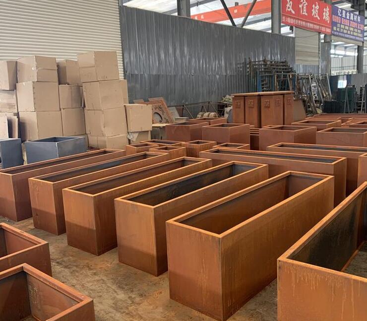 米林耐候钢板花箱