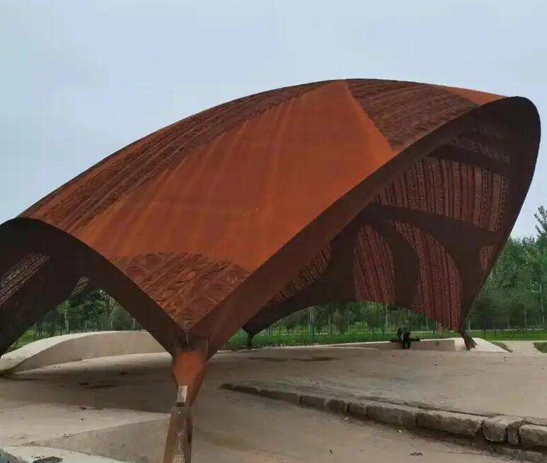 米林耐候钢幕墙案例